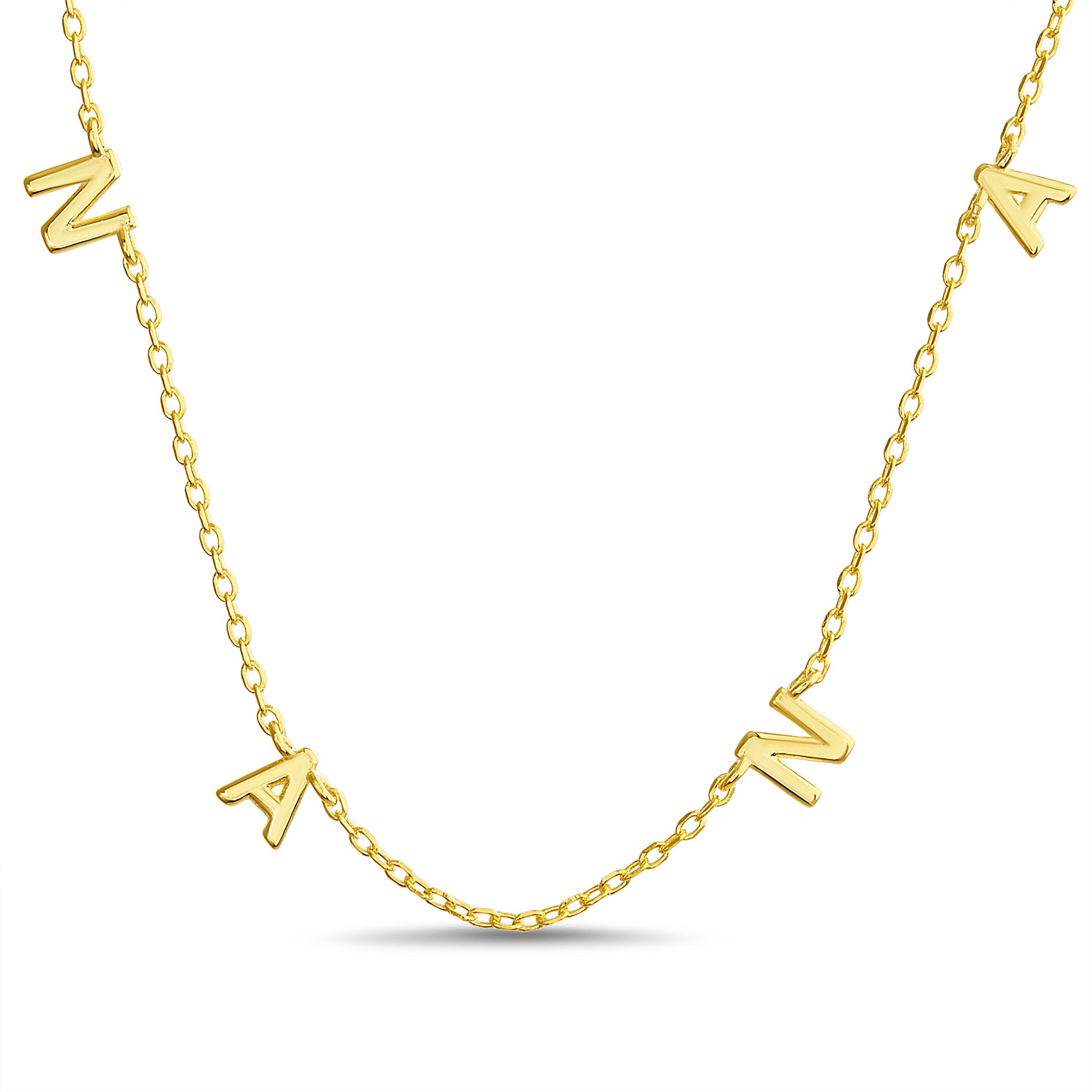 Gold “Nana” Signet Necklace